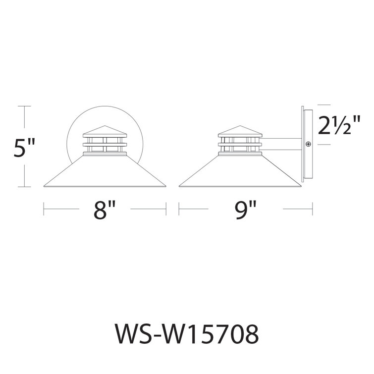 Winston Porter Laforce LED Wall Light & Reviews Wayfair